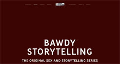 Desktop Screenshot of bawdystorytelling.com